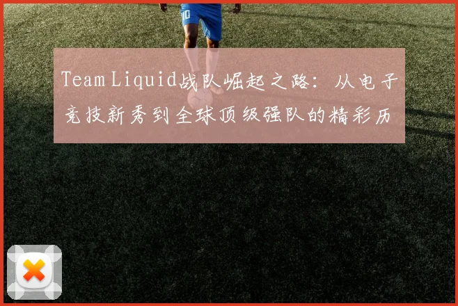 Team Liquid战队崛起之路：从电子竞技新秀到全球顶级强队的精彩历程