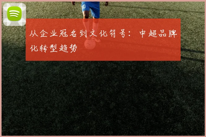 从企业冠名到文化符号：中超品牌化转型趋势